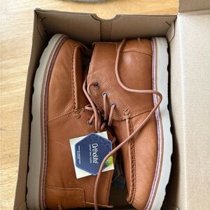 Toms Tan Chukka Boots Leather